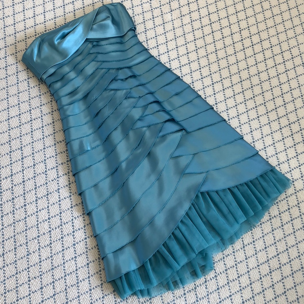 BCBG satin cocktail dress